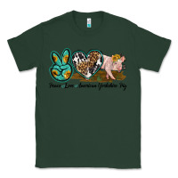 Sports Green peace love yorkshire pig Classic Tee - LillyAllenDesigns