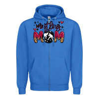 True Royal wrestling mom Zipper Hoodie - MaliasSmallBusiness