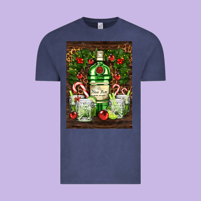 Gin Tonic Cocktail Vintage Tee Designed By Adodesignshop