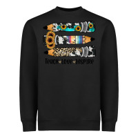 Black western pencils teach love inspire Heavyweight Sweatshirt - JahusDesignShop
