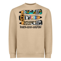 Mushroom western pencils teach love inspire Heavyweight Sweatshirt - JahusDesignShop