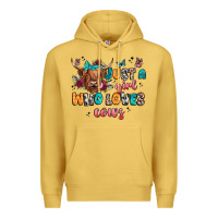 Antique Gold just a girl who loves cows Premium Hoodie - JahusDesignShop