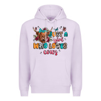 Just A Girl Who Loves Cows Premium Hoodie | Teevron