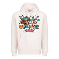 Pale Pink just a girl who loves cows Premium Hoodie - JahusDesignShop