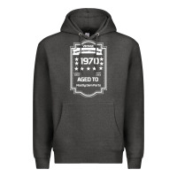 Charcoal Heather vintage quality without compromise 1970 Premium Hoodie - Bettercallsaul