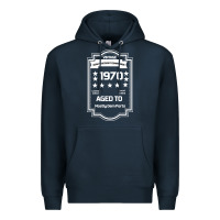 Navy vintage quality without compromise 1970 Premium Hoodie - Bettercallsaul