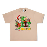 Burro jolly nurse with Christmas element Urban Heavy Tee - AdoDesignShop