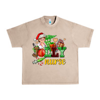 French Oak jolly nurse with Christmas element Urban Heavy Tee - AdoDesignShop