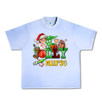 Grape Ice jolly nurse with Christmas element Urban Heavy Tee - AdoDesignShop