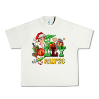 Pistachio jolly nurse with Christmas element Urban Heavy Tee - AdoDesignShop