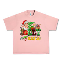 Salmon jolly nurse with Christmas element Urban Heavy Tee - AdoDesignShop