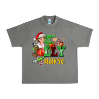 Tornado jolly nurse with Christmas element Urban Heavy Tee - AdoDesignShop