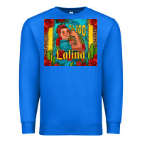 True Royal hundred percent latina strong woman Premium Sweatshirt - Jasminsmagicworld
