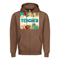 Chestnut teacher Zipper Hoodie - MaliasSmallBusiness
