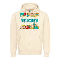Sandshell teacher Zipper Hoodie - MaliasSmallBusiness