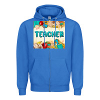 True Royal teacher Zipper Hoodie - MaliasSmallBusiness