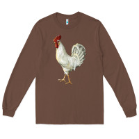 Chestnut Leghorn Rooster Long Sleeve Tee - LillyAllenDesigns