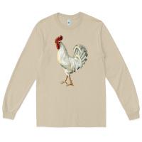 Mushroom Leghorn Rooster Long Sleeve Tee - LillyAllenDesigns