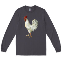 Smoke Leghorn Rooster Long Sleeve Tee - LillyAllenDesigns