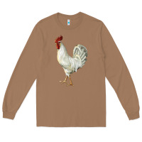 Toasted Coconut Leghorn Rooster Long Sleeve Tee - LillyAllenDesigns