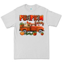 Dove Grey pumpkin farm truck Premium Tee - AdoDesignShop