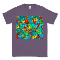 Lavender autism awareness puzzle Classic Tee - BarkalooDesign