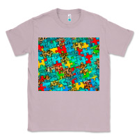 Lilac autism awareness puzzle Classic Tee - BarkalooDesign