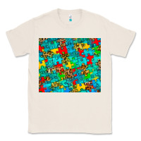 Natural autism awareness puzzle Classic Tee - BarkalooDesign