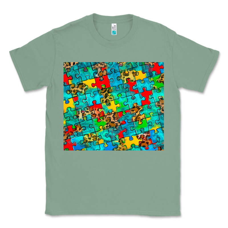 Autism Awareness Puzzle Classic Tee by BarkalooDesign | Teevron
