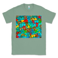 Sage autism awareness puzzle Classic Tee - BarkalooDesign
