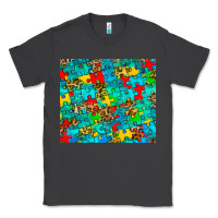 Smoke autism awareness puzzle Classic Tee - BarkalooDesign