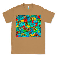 Toasted Coconut autism awareness puzzle Classic Tee - BarkalooDesign
