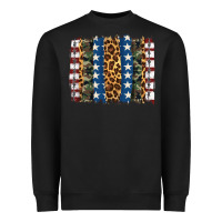 Black usa army pattern brushstroke Heavyweight Sweatshirt - Artiststas
