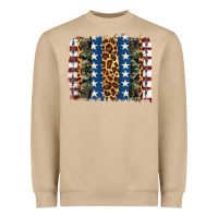 Mushroom usa army pattern brushstroke Heavyweight Sweatshirt - Artiststas
