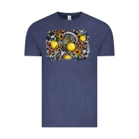Vintage Denim lacrosse background Vintage Tee - JahusDesignShop