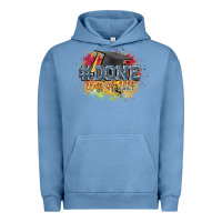 Pigment Pebble Blue #done class of 2024 Urban Hoodie - CowGirlArtShop