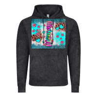 Vintage Black mommy leopard turquoise Vintage Hoodie - JahusDesignShop