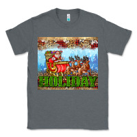 Charcoal Heather holiday and santa. claus Classic Tee - AdoDesignShop