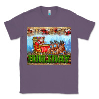 Lavender holiday and santa. claus Classic Tee - AdoDesignShop