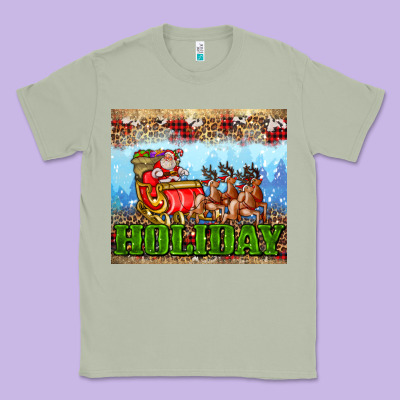 Holiday And Santa. Claus Classic Tee Designed By Adodesignshop
