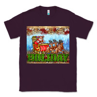 Plum holiday and santa. claus Classic Tee - AdoDesignShop