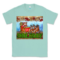 Seafoam holiday and santa. claus Classic Tee - AdoDesignShop