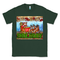Sports Green holiday and santa. claus Classic Tee - AdoDesignShop
