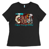 Black Christmas cna certified nursing assistant Ladies Tee - JahusDesignShop