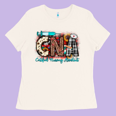 Christmas Cna Certified Nursing Assistant Ladies Tee Designed By Jahusdesignshop