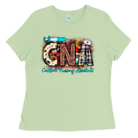 Matcha Christmas cna certified nursing assistant Ladies Tee - JahusDesignShop