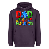Plum dad of a warrior Heavyweight Hoodie - Artiststas