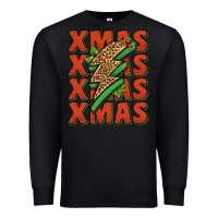 Black xmas lightning bolt Premium Sweatshirt - Jasminsmagicworld