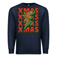 Navy xmas lightning bolt Premium Sweatshirt - Jasminsmagicworld