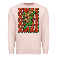 Pale Pink xmas lightning bolt Premium Sweatshirt - Jasminsmagicworld